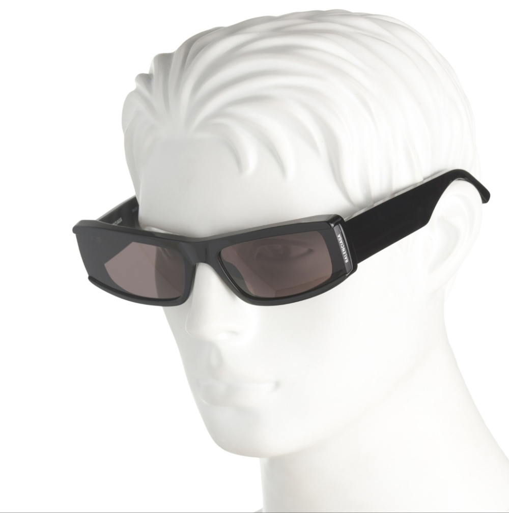 Balenciaga BB0301S Unisex Sunglasses - Black 